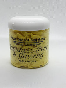 Japanese Pear & Ginseng Whipped Soap