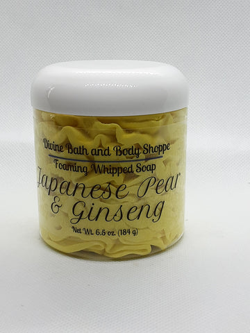 Japanese Pear & Ginseng Whipped Soap