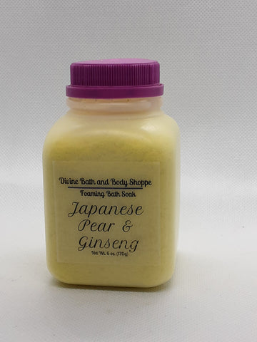 Japanese Pear & Ginseng Foaming Bath Soak